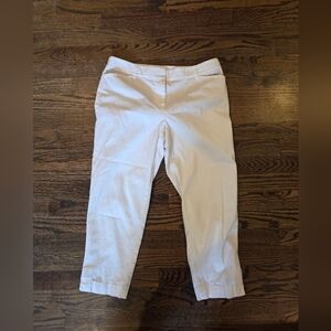 Talbots Women's White Perfect Crop Jeans Size 4P